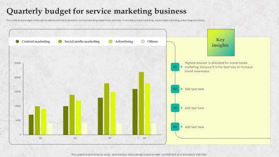 Service Promotion Plan Quarterly Budget For Service Marketing Business Introduction PDF Service Promotion Plan Quarterly Budget For Service Marketing Business Introduction PDF