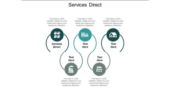 Services Direct Ppt PowerPoint Presentation Icon Guidelines Cpb