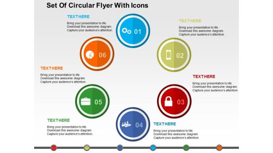 Set Of Circular Flyer With Icons PowerPoint Templates Set Of Circular Flyer With Icons PowerPoint Templates