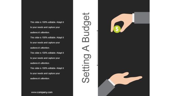Setting A Budget Ppt PowerPoint Presentation Ideas Topics