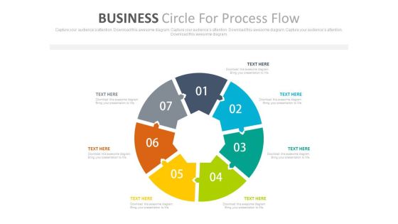 Seven Business Steps Circle Diagram Powerpoint Template Seven Business Steps Circle Diagram Powerpoint Template