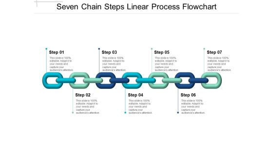 Seven Chain Steps Linear Process Flowchart Ppt PowerPoint Presentation Pictures Influencers Seven Chain Steps Linear Process Flowchart Ppt PowerPoint Presentation Pictures Influencers