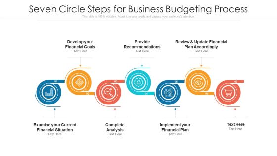Seven Circle Steps For Business Budgeting Process Ppt PowerPoint Presentation File Backgrounds PDF Seven Circle Steps For Business Budgeting Process Ppt PowerPoint Presentation File Backgrounds PDF