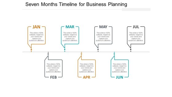 Seven Months Timeline For Business Planning Ppt PowerPoint Presentation Inspiration Example
