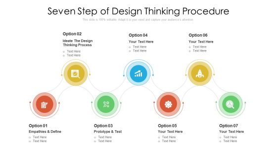 Seven Step Of Design Thinking Procedure Ppt PowerPoint Presentation Gallery Show PDF Seven Step Of Design Thinking Procedure Ppt PowerPoint Presentation Gallery Show PDF