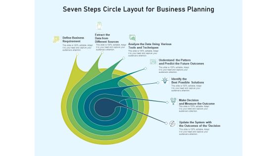 Seven Steps Circle Layout For Business Planning Ppt PowerPoint Presentation Gallery Brochure PDF Seven Steps Circle Layout For Business Planning Ppt PowerPoint Presentation Gallery Brochure PDF