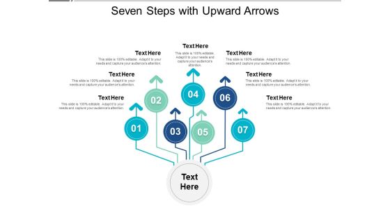 Seven Steps With Upward Arrows Ppt Powerpoint Presentation Infographics Ideas
