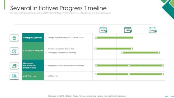 Several Initiatives Progress Timeline Ppt Infographics Gridlines PDF Several Initiatives Progress Timeline Ppt Infographics Gridlines PDF