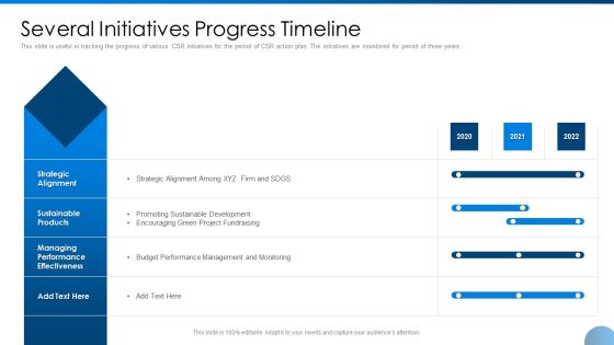 Several Initiatives Progress Timeline Ppt Styles Slideshow PDF Several Initiatives Progress Timeline Ppt Styles Slideshow PDF