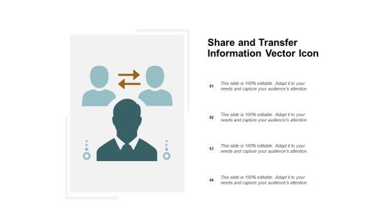 Share And Transfer Information Vector Icon Ppt PowerPoint Presentation File Graphics Example