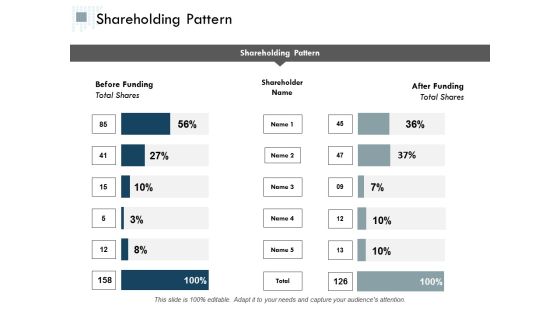 Shareholding Pattern Ppt PowerPoint Presentation Styles Background Images
