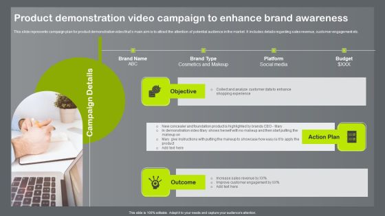 Shopper And Client Marketing Plan To Boost Sales Product Demonstration Video Campaign Enhance Brand Diagrams PDF Shopper And Client Marketing Plan To Boost Sales Product Demonstration Video Campaign Enhance Brand Diagrams PDF