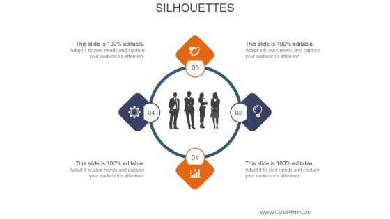 Silhouettes Ppt PowerPoint Presentation Clipart