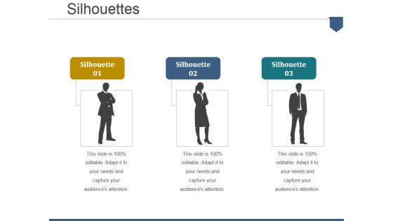 Silhouettes Ppt PowerPoint Presentation Portfolio Icons