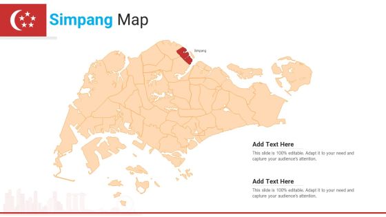 Simpang Map PowerPoint Presentation PPT Template PDF
