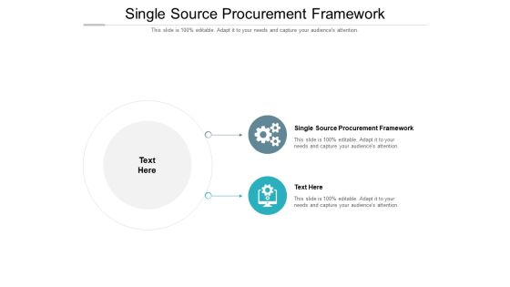 Single Source Procurement Framework Ppt PowerPoint Presentation Show Example Introduction Cpb Pdf Single Source Procurement Framework Ppt PowerPoint Presentation Show Example Introduction Cpb Pdf