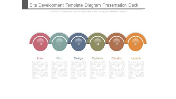 Site Development Template Diagram Presentation Deck Site Development Template Diagram Presentation Deck