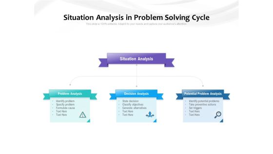 Situation Analysis In Problem Solving Cycle Ppt PowerPoint Presentation Infographic Template Outfit PDF Situation Analysis In Problem Solving Cycle Ppt PowerPoint Presentation Infographic Template Outfit PDF