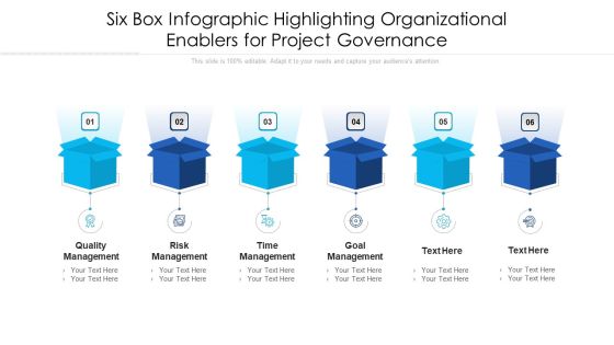 Six Box Infographic Highlighting Organizational Enablers For Project Governance Ppt PowerPoint Presentation Gallery Images PDF Six Box Infographic Highlighting Organizational Enablers For Project Governance Ppt PowerPoint Presentation Gallery Images PDF