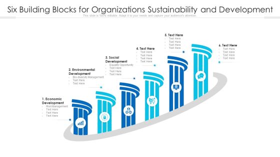 Six Building Blocks For Organizations Sustainability And Development Ppt PowerPoint Presentation Gallery Shapes PDF Six Building Blocks For Organizations Sustainability And Development Ppt PowerPoint Presentation Gallery Shapes PDF
