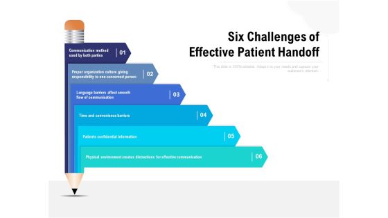 Six Challenges Of Effective Patient Handoff Ppt PowerPoint Presentation Summary Six Challenges Of Effective Patient Handoff Ppt PowerPoint Presentation Summary
