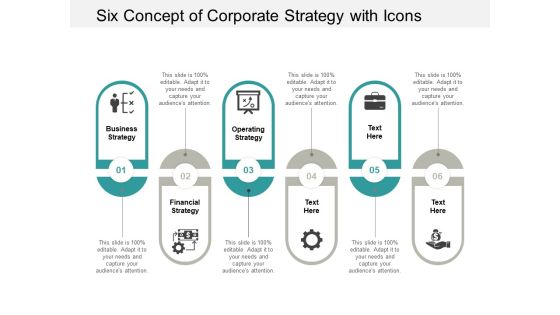 Six Concept Of Corporate Strategy With Icons Ppt Powerpoint Presentation Show Microsoft Six Concept Of Corporate Strategy With Icons Ppt Powerpoint Presentation Show Microsoft