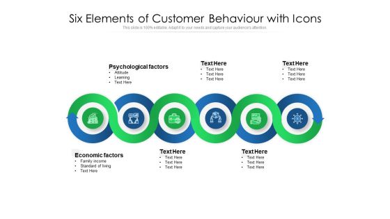 Six Elements Of Customer Behaviour With Icons Ppt PowerPoint Presentation File Designs Download PDF Six Elements Of Customer Behaviour With Icons Ppt PowerPoint Presentation File Designs Download PDF