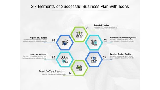 Six Elements Of Successful Business Plan With Icons Ppt PowerPoint Presentation Show Slideshow Six Elements Of Successful Business Plan With Icons Ppt PowerPoint Presentation Show Slideshow