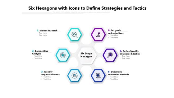 six hexagons with icons to define strategies and tactics ppt powerpoint presentation icon template pdf six hexagons with icons to define strategies and tactics ppt powerpoint presentation icon template pdf