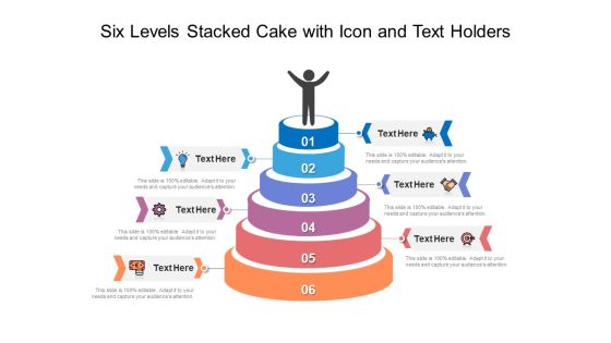 Six Levels Stacked Cake With Icon And Text Holders Ppt PowerPoint Presentation Slides Background Images PDF Six Levels Stacked Cake With Icon And Text Holders Ppt PowerPoint Presentation Slides Background Images PDF