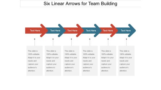 Six Linear Arrows For Team Building Ppt PowerPoint Presentation Slides Demonstration PDF Six Linear Arrows For Team Building Ppt PowerPoint Presentation Slides Demonstration PDF