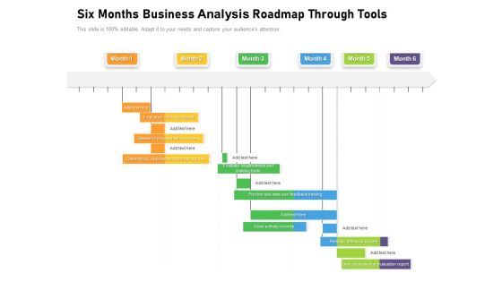 Six Months Business Analysis Roadmap Through Tools Information Six Months Business Analysis Roadmap Through Tools Information