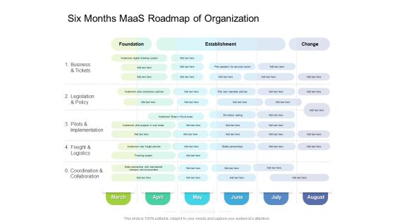 Six Months Maas Roadmap Of Organization Structure Six Months Maas Roadmap Of Organization Structure