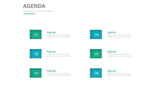 Six Points For Business Agenda Analysis Powerpoint Slides Six Points For Business Agenda Analysis Powerpoint Slides