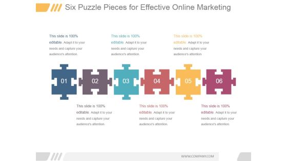 Six Puzzle Pieces For Effective Online Marketing Ppt PowerPoint Presentation Picture Six Puzzle Pieces For Effective Online Marketing Ppt PowerPoint Presentation Picture