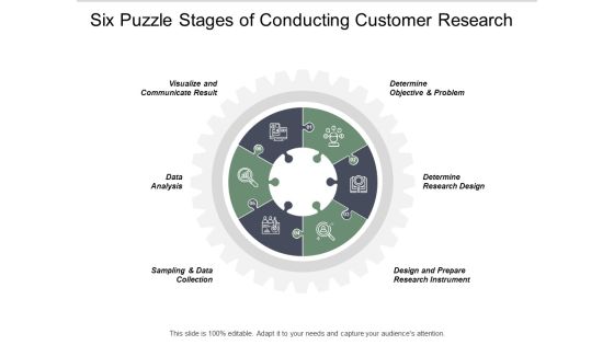 Six Puzzle Stages Of Conducting Customer Research Ppt PowerPoint Presentation Summary Designs Download Six Puzzle Stages Of Conducting Customer Research Ppt PowerPoint Presentation Summary Designs Download