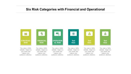 Six Risk Categories With Financial And Operational Ppt PowerPoint Presentation Portfolio Layouts PDF Six Risk Categories With Financial And Operational Ppt PowerPoint Presentation Portfolio Layouts PDF