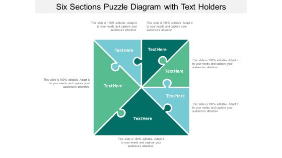 six sections puzzle diagram with text holders ppt powerpoint presentation layouts layout ideas six sections puzzle diagram with text holders ppt powerpoint presentation layouts layout ideas