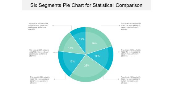Six Segments Pie Chart For Statistical Comparison Ppt PowerPoint Presentation Gallery Background Six Segments Pie Chart For Statistical Comparison Ppt PowerPoint Presentation Gallery Background