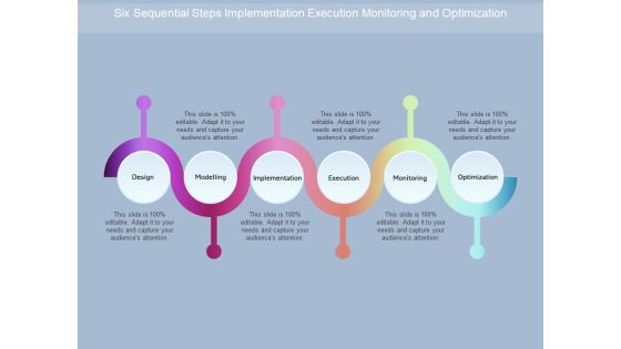 Six Sequential Steps Implementation Execution Monitoring And Optimization Ppt PowerPoint Presentation Show Outline Six Sequential Steps Implementation Execution Monitoring And Optimization Ppt PowerPoint Presentation Show Outline