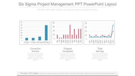 Six Sigma Project Management Ppt Powerpoint Layout