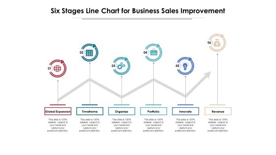 Six Stages Line Chart For Business Sales Improvement Ppt PowerPoint Presentation Inspiration Outline PDF Six Stages Line Chart For Business Sales Improvement Ppt PowerPoint Presentation Inspiration Outline PDF