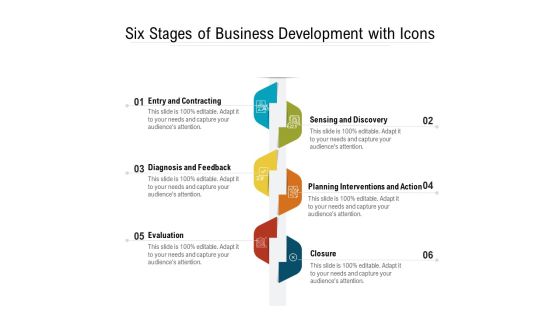 Six Stages Of Business Development With Icons Ppt PowerPoint Presentation Gallery Graphics Pictures PDF Six Stages Of Business Development With Icons Ppt PowerPoint Presentation Gallery Graphics Pictures PDF