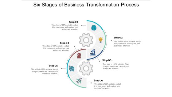 Six Stages Of Business Transformation Process Ppt PowerPoint Presentation Infographics Model Six Stages Of Business Transformation Process Ppt PowerPoint Presentation Infographics Model
