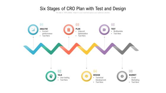 Six Stages Of Cro Plan With Test And Design Ppt PowerPoint Presentation Infographic Template Gallery PDF Six Stages Of Cro Plan With Test And Design Ppt PowerPoint Presentation Infographic Template Gallery PDF