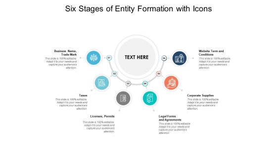 Six Stages Of Entity Formation With Icons Ppt PowerPoint Presentation Model Designs Six Stages Of Entity Formation With Icons Ppt PowerPoint Presentation Model Designs
