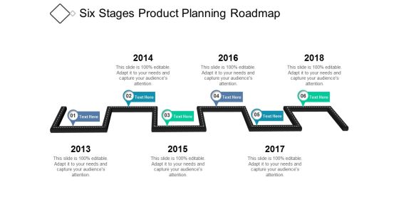 Six Stages Product Planning Roadmap Ppt PowerPoint Presentation Pictures Samples Six Stages Product Planning Roadmap Ppt PowerPoint Presentation Pictures Samples