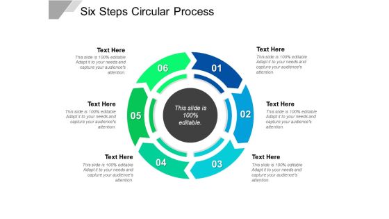 Six Steps Circular Process Ppt PowerPoint Presentation Infographics Background Image