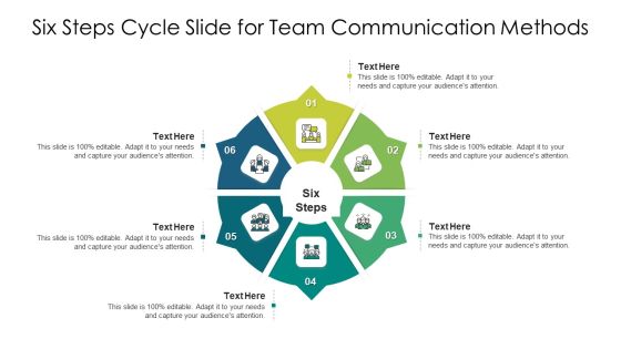 Six Steps Cycle Slide For Team Communication Methods Ppt PowerPoint Presentation File Clipart Images PDF Six Steps Cycle Slide For Team Communication Methods Ppt PowerPoint Presentation File Clipart Images PDF