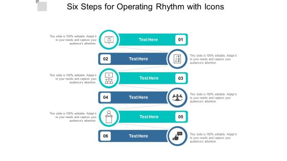 Six Steps For Operating Rhythm With Icons Ppt Powerpoint Presentation Visual Aids Example 2015 Six Steps For Operating Rhythm With Icons Ppt Powerpoint Presentation Visual Aids Example 2015